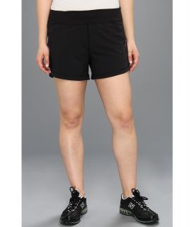 Ryka Plus Size Pursuit Running Short Womens Shorts (Black)