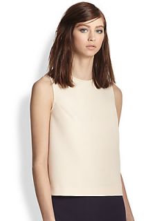 Theory Emlay Tomar Sleeveless Top   Ivory