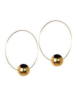 Lumen 14k Gold Hoop Earrings