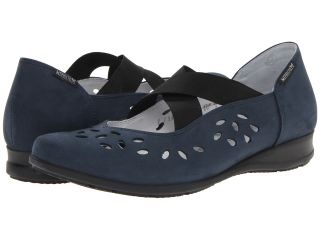 Mephisto Grobina Womens Maryjane Shoes (Blue)