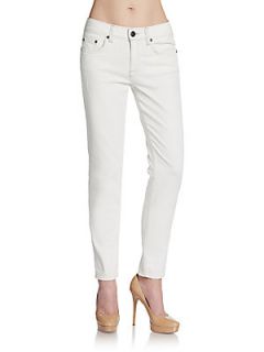 Relaxed Skinny Ankle Jeans   Milton Distressed