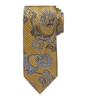 Signature Gold Paisley on Textured Ground Tie JoS. A. Bank