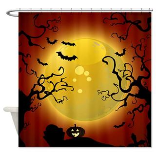  Halloween Spooky Trees Shower Curtain  Use code FREECART at Checkout