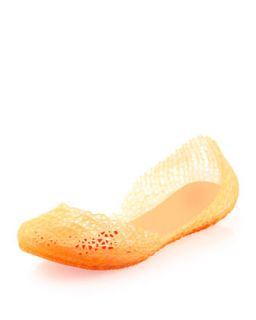 Jelly Ballet Flats, Orange