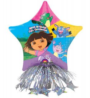 Dora Birthday Star Balloon Centerpiece