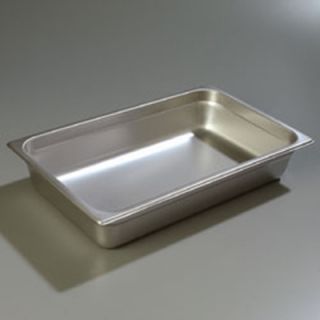 Carlisle Full Size Steam Table Pan   4 D, Stainless