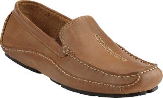 Mens Clarks Mansell   Tan Leather Driving Shoes