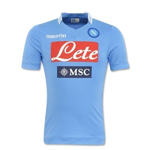 Macron Napoli 13/14 Youth Home Soccer Jersey