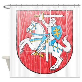  Lithuania Coat Of Arms Shower Curtain  Use code FREECART at Checkout