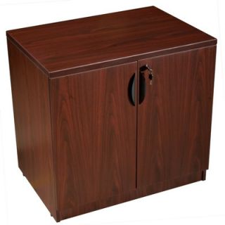 Boss Office Products 32 Storage Cabinet N113 Finish Mahogany