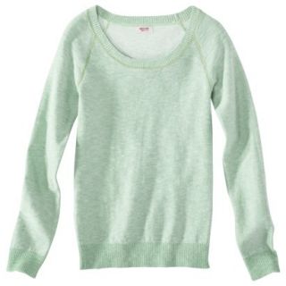 Mossimo Supply Co. Juniors Scoop Neck Sweater   Perfect Mint S(3 5)