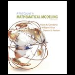 First Course in Mathematics Modeling
