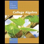 College Algebra   With CD and Student Solution Manual