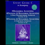 Study Guide C, to Accompany Managerial and Financial Accounting
