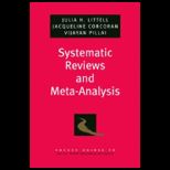 Systematic Reviews and Meta Analysis