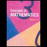 Concepts in Mathematics Math 118
