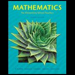 Mathematics for Elementary School Teachers   Package