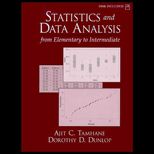 Statistics and Data Analysis  From Elementary to Intermediate