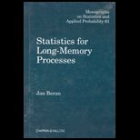 Statistical Methods for Long Memory Processes