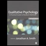 Qualitative Psychology  A Practical Guide to Research Methods