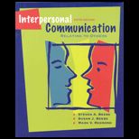 Interpersonal Communication  Relating to Others, Books a la Carte Plus MyCommunicationLab