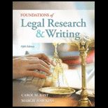 Foundations of Legal Res. and Writing