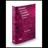 Annotated Manual for Complex Litigation