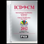ICD 9 CM 2012 HOSPITAL ED.,V.1,2+3 W/CD