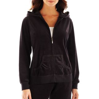 Made For Life Velour Hoodie   Talls, Black, Womens