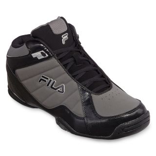 Fila Leave It On The Court Mens Basketball Shoes, Black/Silver/Gray