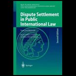 Dispute Settlement in Public International