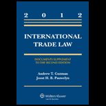 International Trade Law 2013 Supplement