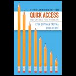 Quick Access Reference for Writers (Canadian)
