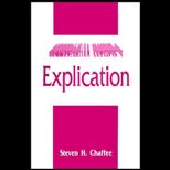 Explication  Communication Concepts, Volume I