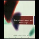 Essentials of Abnorm. Psych. (Custom)