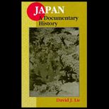 Japan  A Documentary History