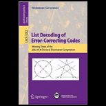 List Decoding of Error Correcting Codes