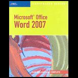 Microsoft Office Word 2007, Illustrated Complete   Package