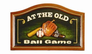 At The Old Ball Game Sign