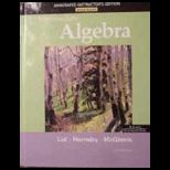 Intermediate Algebra ANNOTATED INSTRUCTORS. EDITION<