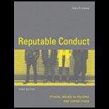 Reputable Conduct  Ethical Issues in Policing and Corrections (Canadian)