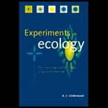 Experiments in Ecology  Logical Design and Interpretation Using Analysis of Variance