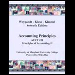 Accounting Principles  ACCT221 (Custom)