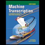 Machine Transcription Short   With 2 CDs