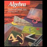 Algebra Structure and Method, Book 1, Classic