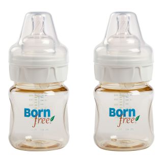 Summer Infant Born Free 2 pk. 5 oz. Classic Bottles, Clear