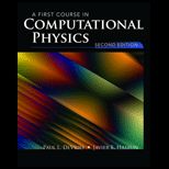First Course in Computational Physics