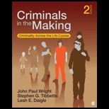 Criminals in the Making Criminality Across the Life Course