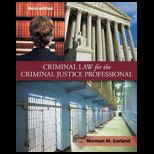 Criminal Law for Criminal Justice Prof.