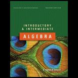 Introductory and Intermediate Algebra   With 2 CDs